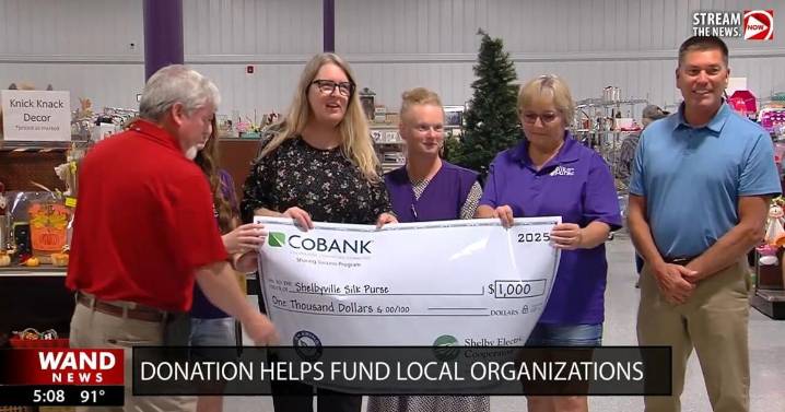 Shelby Electric Co-op donates $20,000 to 3 area organizations