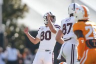 College football announcer brutally messes up field-goal call that went way wide