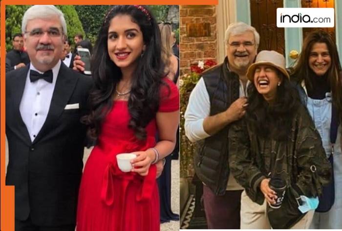 Mukesh Ambani's chhoti bahu, Radhika Merchant, enjoys joyful Garba moment with father Viren Merchant