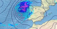 Aemet emite un aviso especial por lluvias «fuertes y persistentes» con la llegada de los restos del huracán Gabrielle
