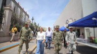 Alcaldesa recorre la zona del festejo patrio en Mazatlán