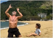 Pablo Granados celebró los 60 años junto a toda su familia en una playa: las postales del festejo