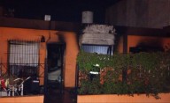 Bomberos rescataron a una mujer de un incendio
