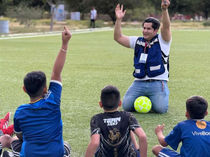 Más de 90 niñas y niños atiende Municipio con programa “Goles por la Vida” en prevención del suicidio