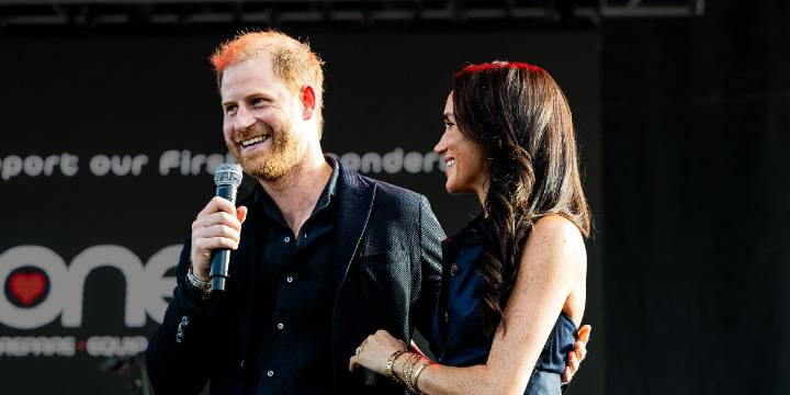 Prince Harry & Meghan Markle Make Rare Appearance at Kevin Costner's One805 Event
