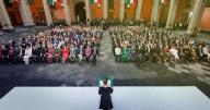 Primer Informe de Claudia Sheinbaum: ¿Quiénes estuvieron en la primera fila en Palacio Nacional?