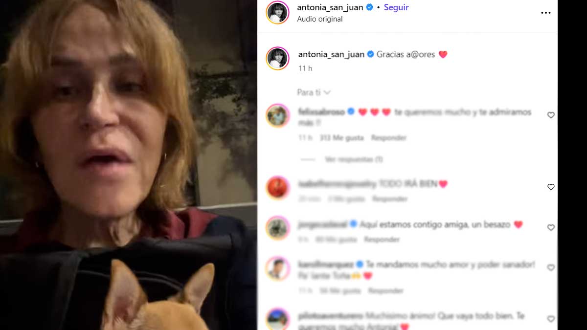 Antonia San Juan revela que padece cáncer