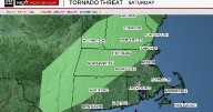 Severe storms possible Saturday in central and western Massachusetts with low tornado risk