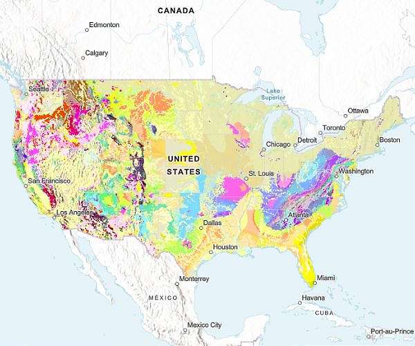USGS introduces first fully integrated national geologic map