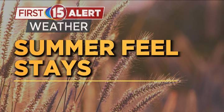 Summer feel continues for your weekend