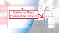 California Road Closure beginning Monday, September 29