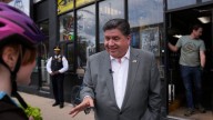 Guard not needed in Chicago, Pritzker tells AP during tour of city to counter Trump's crime claims