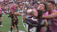 NRL news 2025: Liam Martin 'very lucky' to avoid sin bin after fight with Ezra Mam; Broncos vs Panthers preliminary final, video