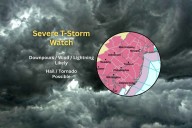 Severe T-Storm Watch issued for most of NJ until 8 p.m. Saturday