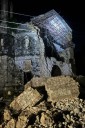 Strong earthquake in central Philippines damages building and sends people out of their homes