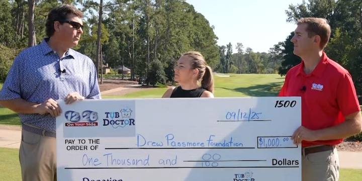 3-Degree Guarantee: Drew Passmore Battlewon Foundation gets $1,000