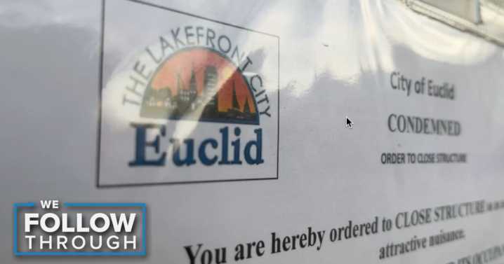 Some tenants remain at Parkside Gardens a week after deadline to evacuate order issued by City of Euclid
