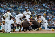 Padres relievers try to move on after losing Jason Adam for the season