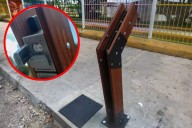 Instalan 18 tótems eléctricos en el Parque de las Américas de Mérida para comerciantes locales