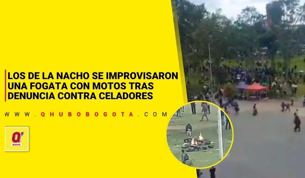 Le quemaron las motos a los de seguridad en la Universidad Nacional tras denuncias de presuntos abusos