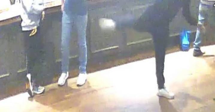 Moment thug tries 'farcical, Kung Fu-style' kick before falling over in pub