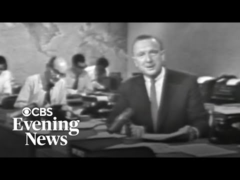 A look back at the first "CBS Evening News" broadcast on its 62nd anniversary