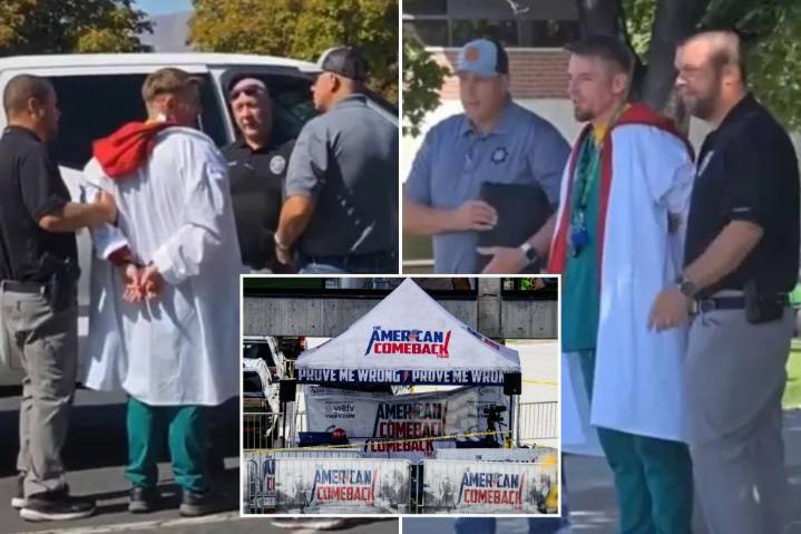 Russell Kim Kennington arrested for entering Charlie Kirk assassination crime scene at Utah Valley University