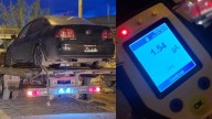 Intentó escapar en un Bora y dio 1,54 de alcohol en Centenario: terminó con el auto secuestrado