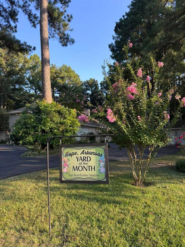 Hope September Yard of the Month announced