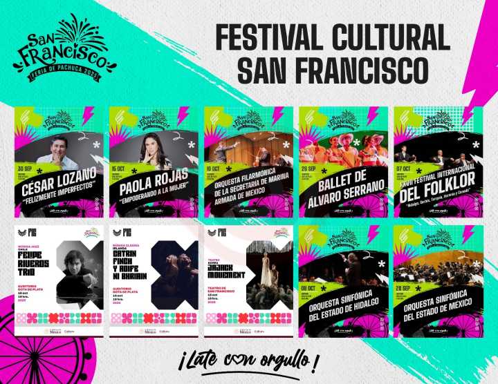 Inicia la preventa de boletos para vivir el Festival Cultural San Francisco