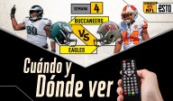 Philadelphia Eagles vs Tampa Bay Buccaneers: ¿Dónde ver y a qué hora es el MNF de la Semana 4 de la NFL?