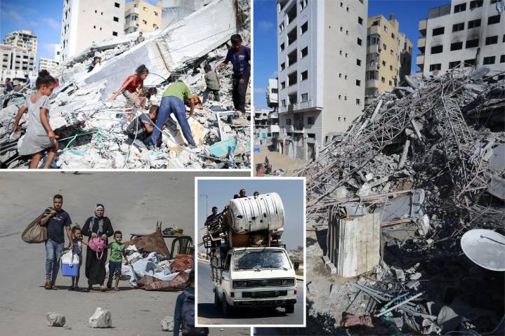 Israel issues evacuation orders, tells Palestinians to flee for humanitarian zone as it targets more Gaza City high rises