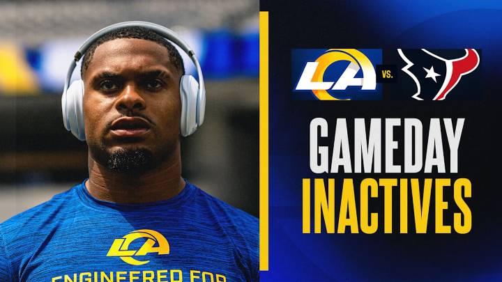 Jarquez Hunter among Rams' inactives for Week 1 vs. Texans