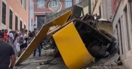 VIDEOS ¬ Un funicular descarrila en Lisboa; hay al menos 15 muertos y 18 heridos