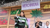 Brugada continúa entrega de vales Mercomuna en Zócalo de CdMx; programas sociales incrementan ...