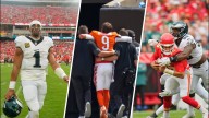 Eagles beat Chiefs in NFL Week 2, Burrow injured in Bengals’ win