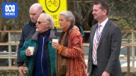 Parents of Vadim de Waart-Hottart, officer killed in Porepunkah shooting, visit north
