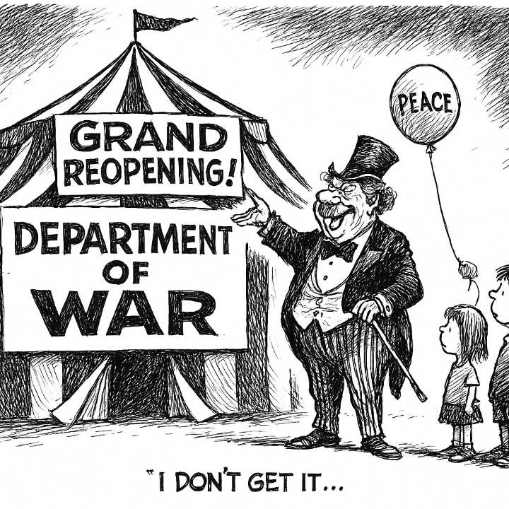 From Cracker Barrel to the Dept. of War: Trump’s Latest Rebrand Feels Like Whiskey at a PTA Meeting