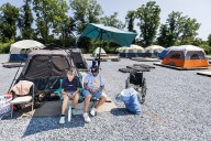 60% of homeless residents in Harrisburg’s unique tent community are women; some are escaping abuse