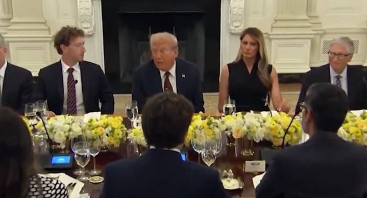 Mark Zuckerberg, Bill Gates, Tim Cook y magnates de la IA se reúnen con Trump en la Casa Blanca