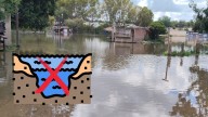 Conagua aclara: áreas de El Pueblito están en el cauce del río Tunal, no hubo desbordamiento 