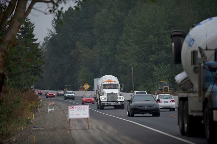 Warning signs, lower speed limit in place for West Camas Slough Bridge