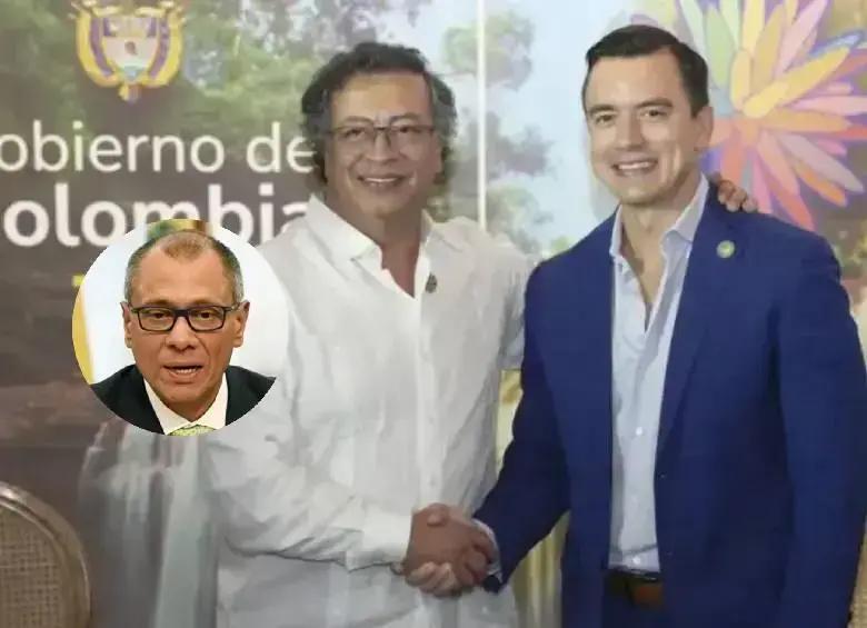 Petro borró trino en el que anunciaba que le otorgó la nacionalidad colombiana a Jorge Glass, exvicepresidente ecuatoriano condenado