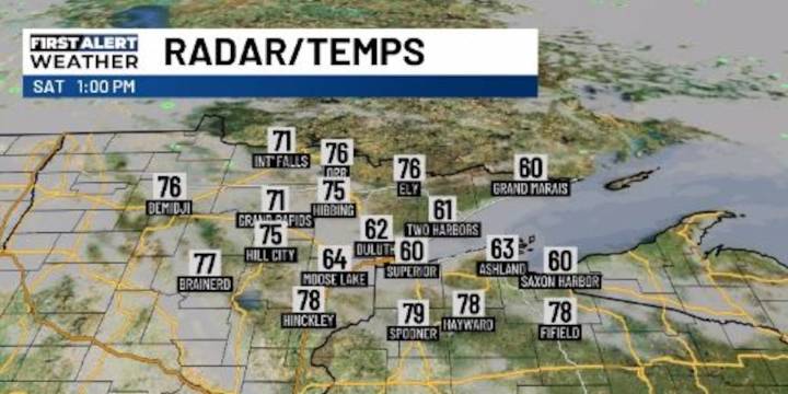 Friday night storms should give way to a mild weekend