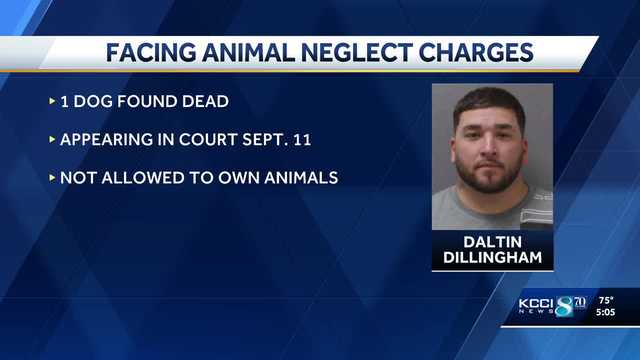 Tama County man charged with animal neglect after dog found dead
