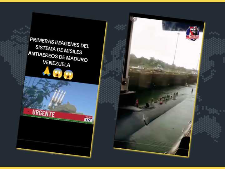 (VIDEO) Desinformando. Misiles venezolanos apuntando a Estados Unidos está fuera de contexto