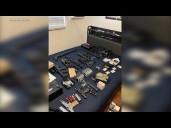 Large amount of drugs and guns found during arrest of alleged wedding crasher