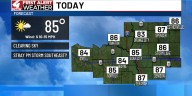 Warm and sunny to start the week, then rain chances increase