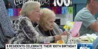 South Bend retirement community hosts 100th birthday party for 9 of its residents