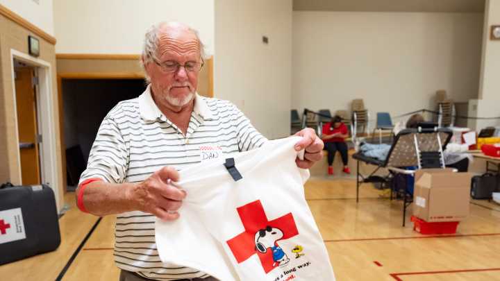 Want a free Snoopy T-shirt? All you have to do is donate blood